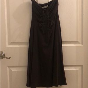 Susana Monaco sz S chocolate brown stretchy dress